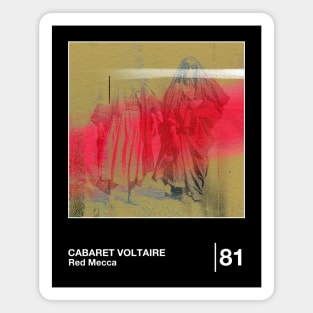 Cabaret Voltaire / Minimal Style Graphic Artwork Design Magnet